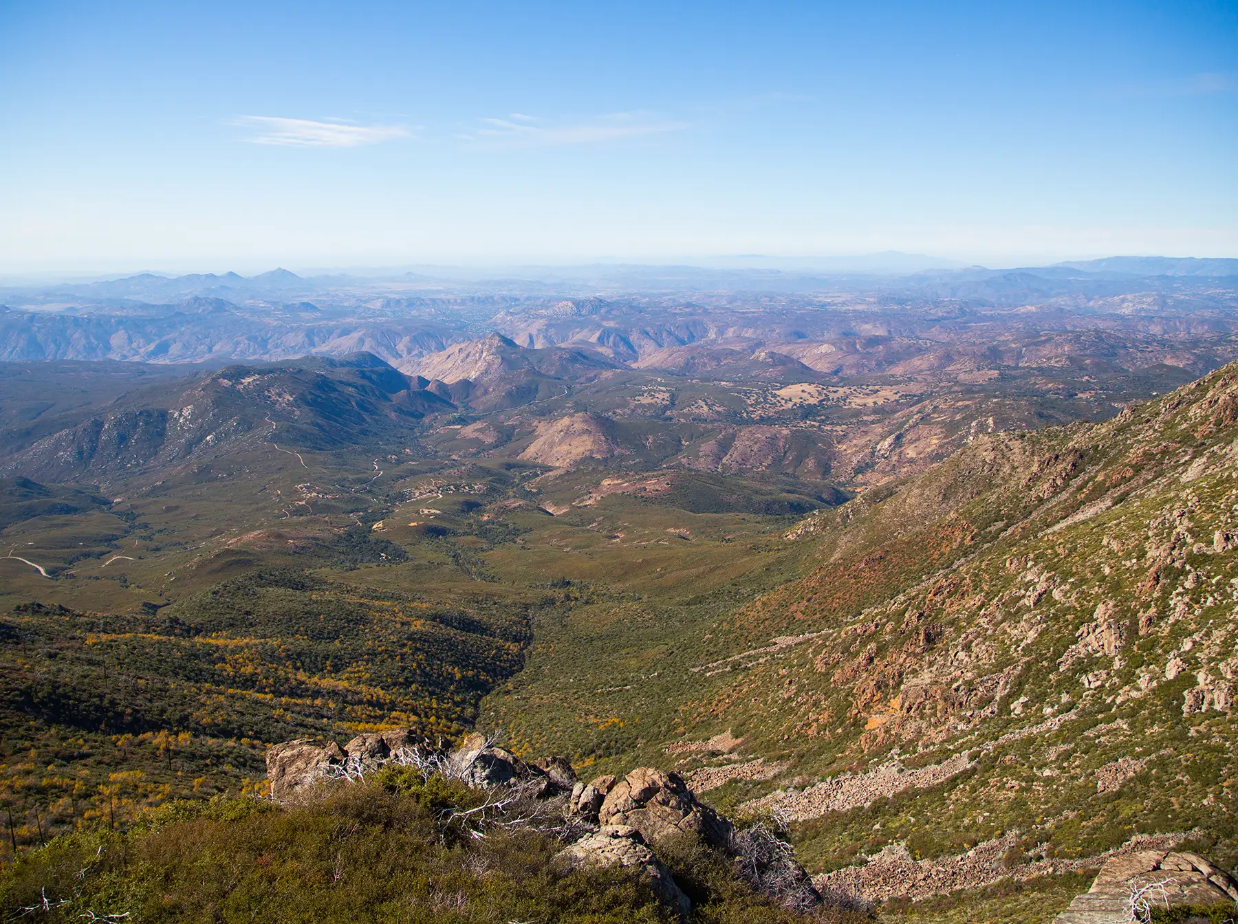 Cuyamaca mountain view